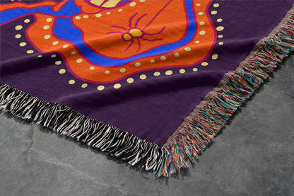 Mushroom Carnival | Woven Blanket | Gardening Collection