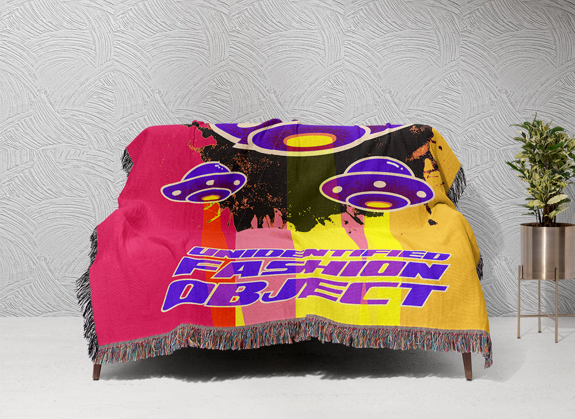 Unidentified Fashing Object |  Woven Blanket | UFO Collection